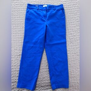 LOFT Cropped Ankle Pants in Bright Blue